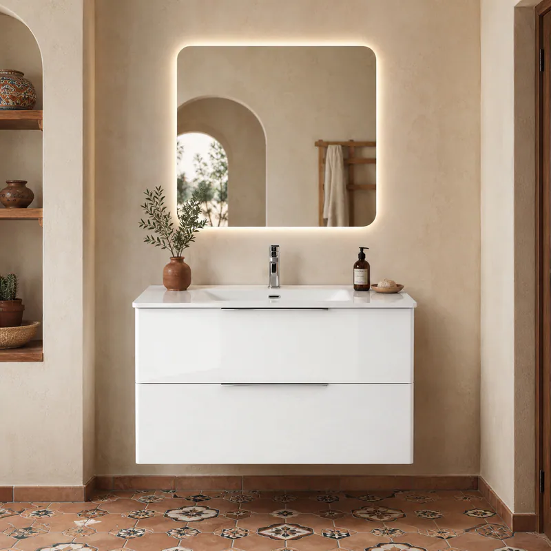 Bathroom vanity configuration and application study 10