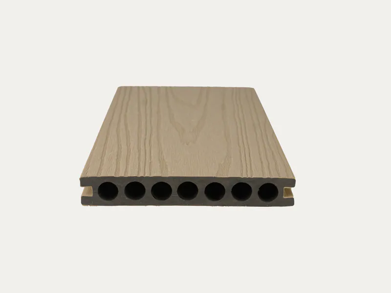 QG150H23 co-extruded seven-hole WPC decking profile