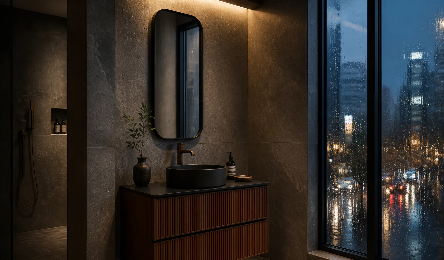 City apartment product application concept
