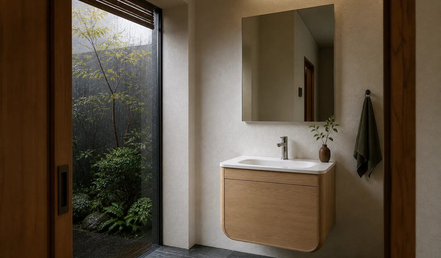Japanese retreat product application concept