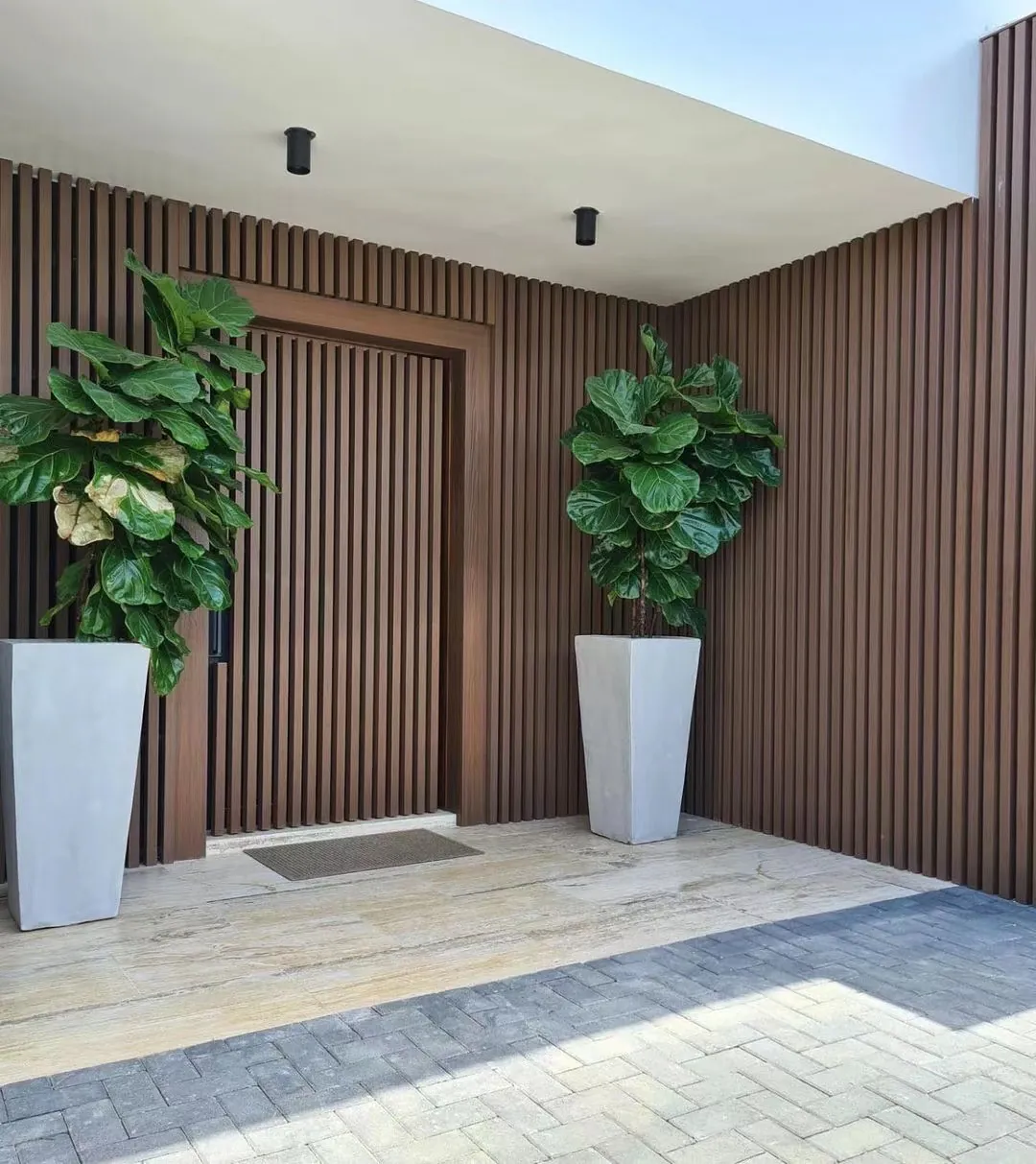 Fluted WPC cladding