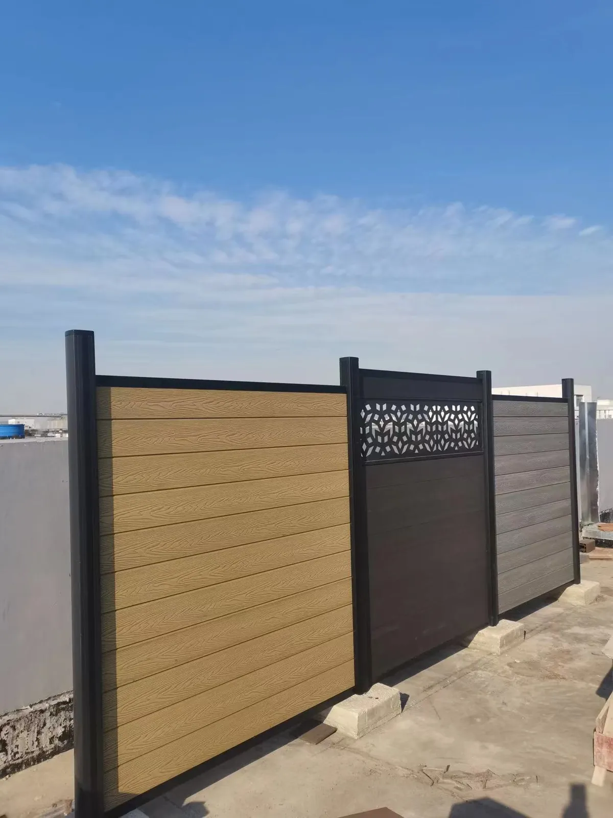 WPC boundary fence
