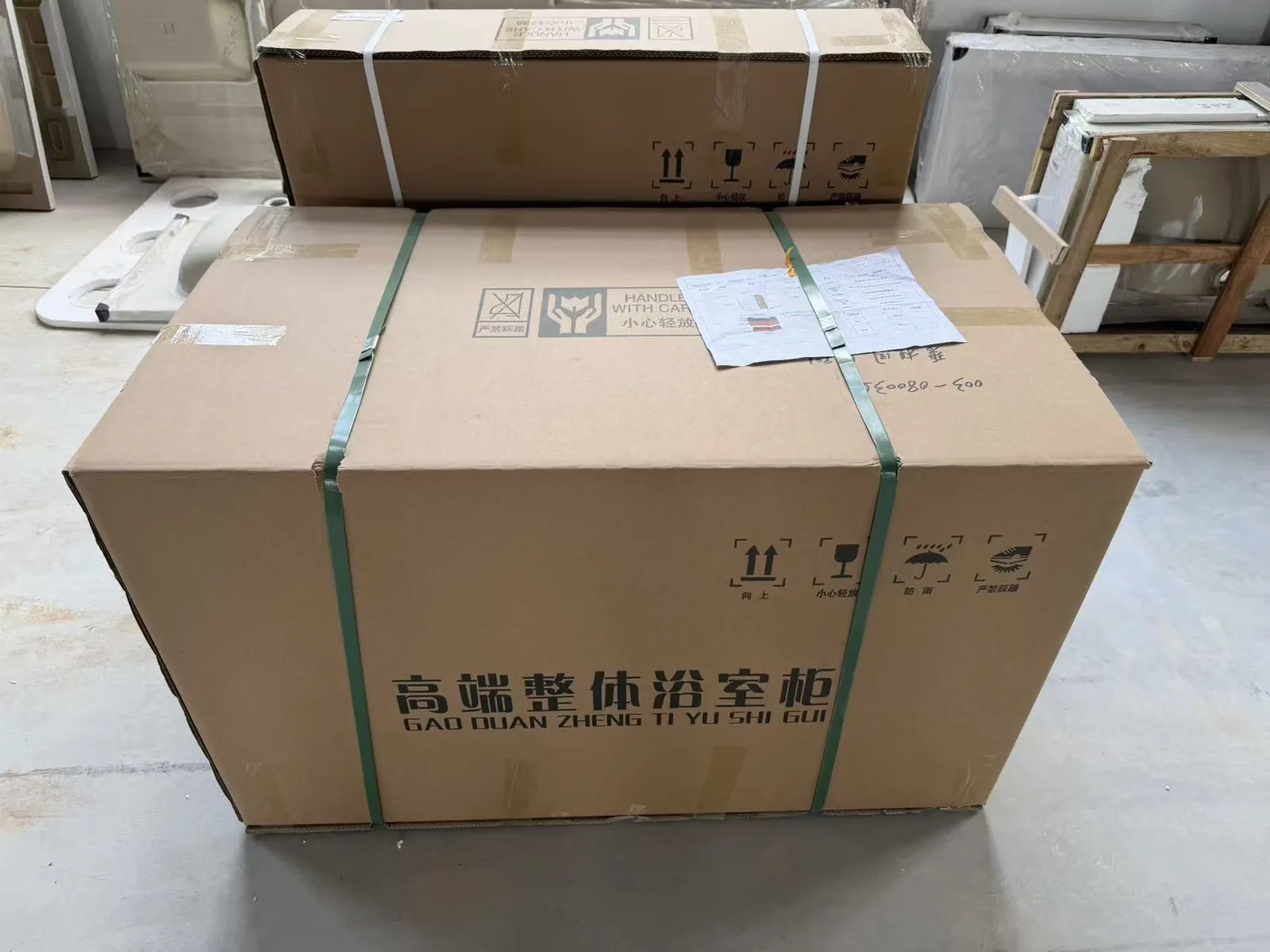 Products packed in cartons