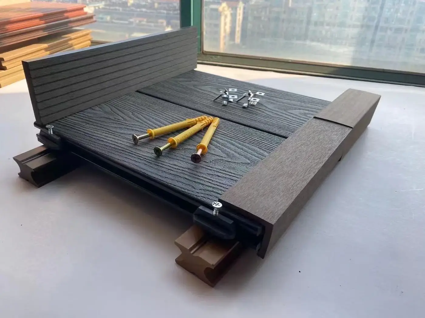 1st Generation 3D Embossed Decking application