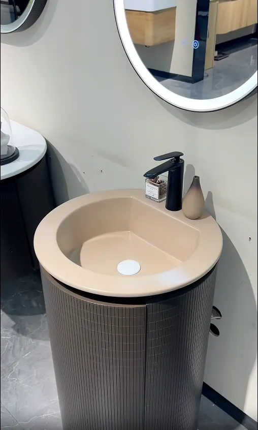Bathroom vanity drawer detail